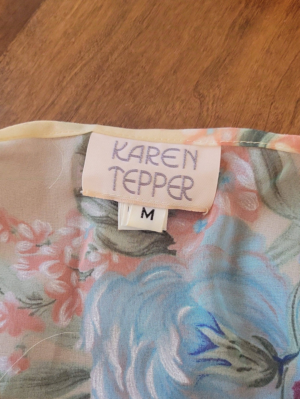 Vtg 70's Karen Tepper Dress - Picture 8 of 9
